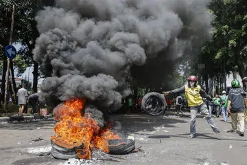 Affan Kurniawan, Brimob, rusuhan