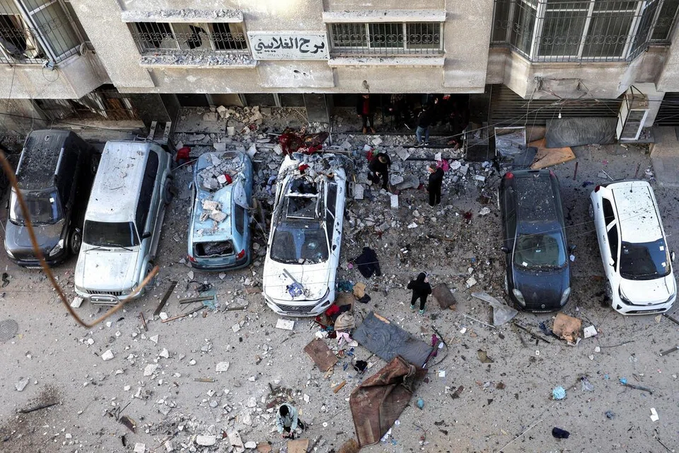 palestin, bandar gaza, serangan israel