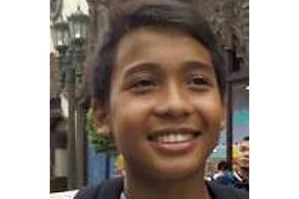 PELAJAR MAUT: Pelajar Sekolah Menengah Geylang Methodist, Allahyarham Muhammad Hambali (gambar) meninggal dunia selepas ditimpa palang gol di sekolahnya semalam. Padang sekolah ditutup untuk membantu siasatan polis. - Foto INSTAGRAM SARAH AQILAH