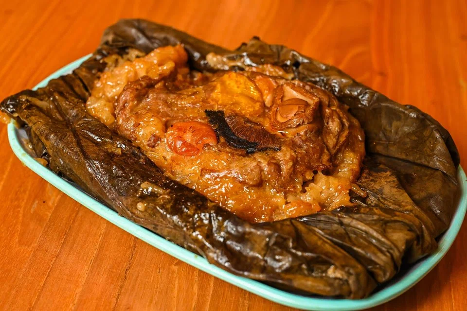 ‘Premium Abalone Lotus Leaf Rice’ ($11). 