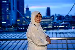 Dalam menabur bakti kepada masyarakat Boon Lay selama lebih empat dekad, Cik Sakinah Jamin rasa bangga melihat kanak-kanak yang pernah dibantunya membesar menjadi anggota masyarakat yang bertanggungjawab dan berjaya dalam kehidupan mereka.