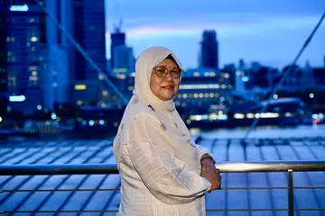 Dalam menabur bakti kepada masyarakat Boon Lay selama lebih empat dekad, Cik Sakinah Jamin rasa bangga melihat kanak-kanak yang pernah dibantunya membesar menjadi anggota masyarakat yang bertanggungjawab dan berjaya dalam kehidupan mereka.
