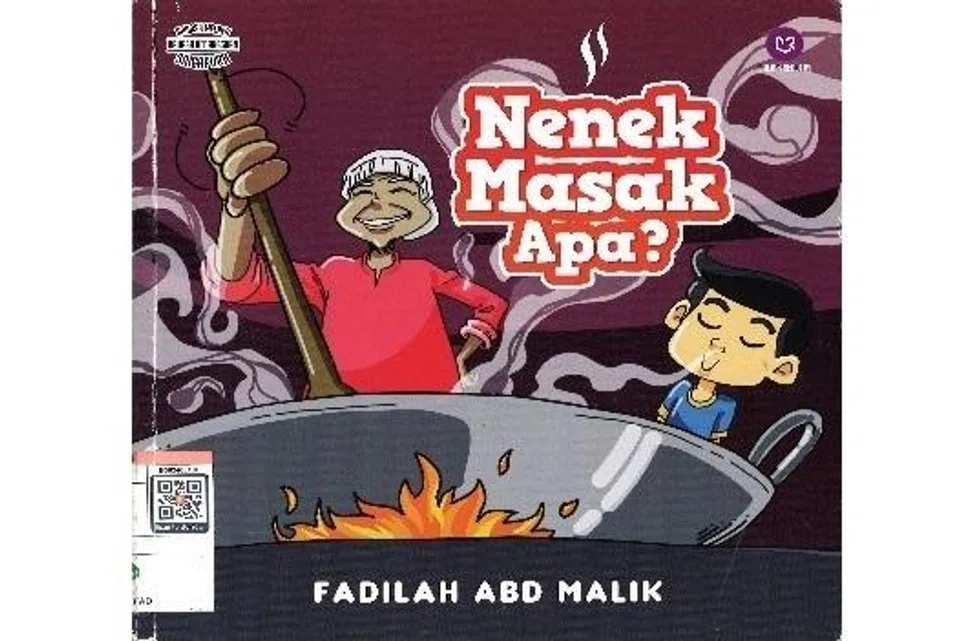Nenek Masak Apa?
Nombor Panggilan: J SING FAD

Buku bergambar ini mengisahkan lauk tradisi orang Negeri Sembilan, iaitu rendang daging. Penulis berharap perkongsian resipi rendang Negeri Sembilan keluarganya dapat memberi manfaat kepada pembaca cilik, sekali gus melestarikan warisan Ninda agar tidak ditenggelami arus kemodenan.