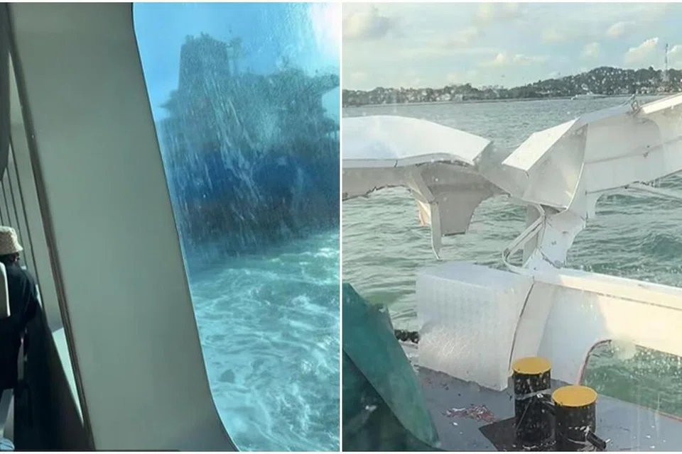 Feri Horizon 9 mengalami kerosakan pada bahagian haluan, namun masih beroperasi sepenuhnya semasa dalam perjalanan pulang ke HarbourFront.