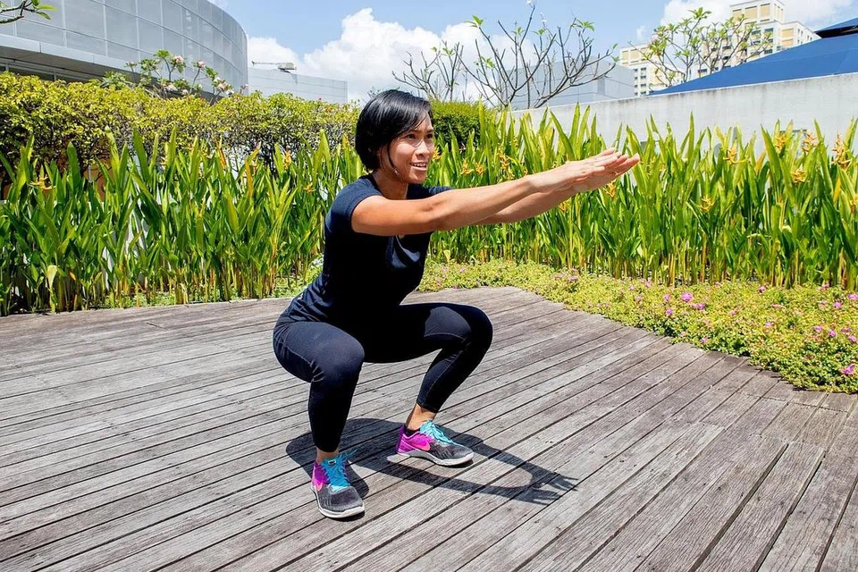 SQUAT. - Foto BH oleh IQBAL FAIZAL