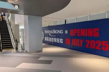 Kerja-kerja pengubahsuaian di kedai Sheng Siong di pusat beli-belah The Cathay menarik perhatian orang awam seawal bulan Mei.