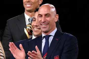 ENGGAN UNDUR DIRI: Presiden Persekutuan Bola Sepak Sepanyol Luis Rubiales enggan meletak jawatan di sebalik tekanan memuncak terhadapnya.