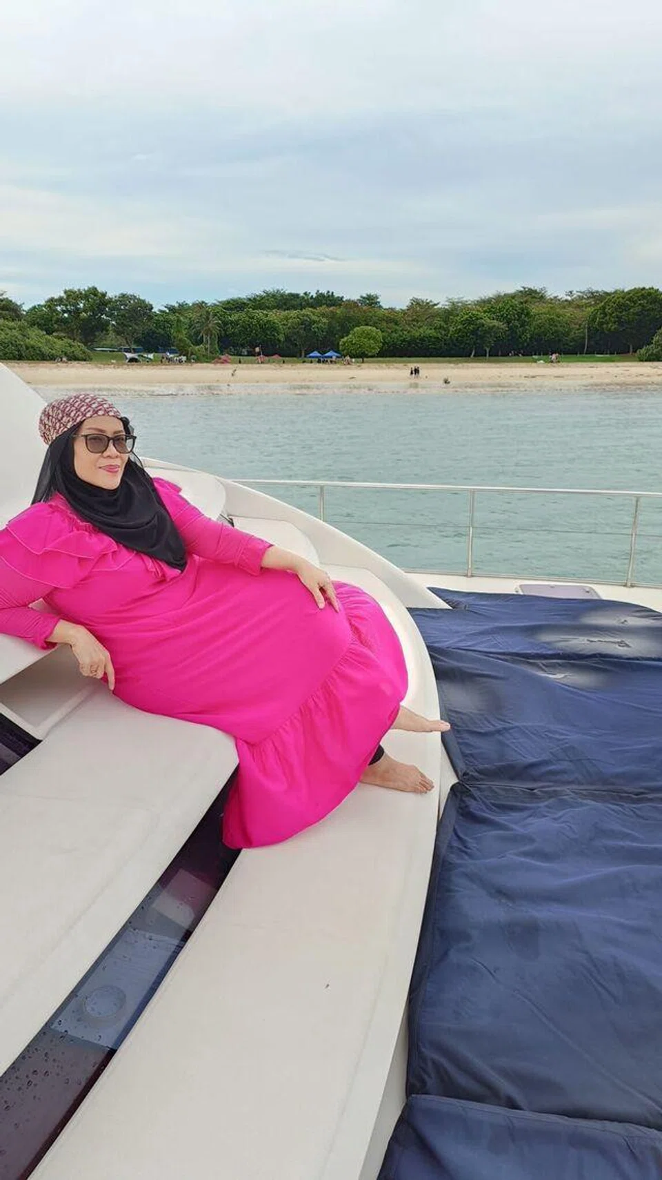 Cik Rozita Klaseboer rasa nyaman apabila mengikuti pelayaran bersama keluarga atau teman-teman.