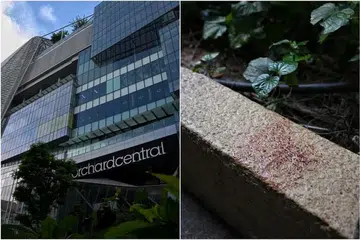 RAWATAN CEMAS: Seramai enam orang cedera dalam kejadian serangan di Ark11, Orchard Central, pada 1 Januari lalu. 