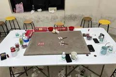 Peralatan perjudian ditemui di sebuah unit di Geylang Road semasa operasi antijenayah oleh pihak berkuasa.