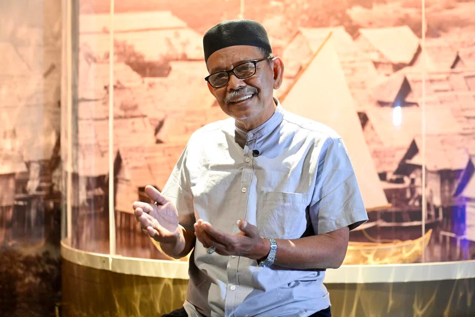 Galeri Sejarah Singapura, masyarakat Orang Laut, jongkong, encik nasrun syawal, jong, tanjung pinang
