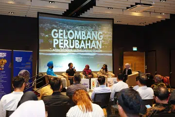 Kesan dokumentari terbitan BH dan juga keadaan di Aceh selepas tsunami disorot dalam sesi perbincangan khas selepas tayangan video.  