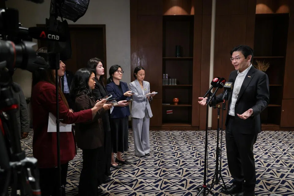 PM Wong, media, Apec