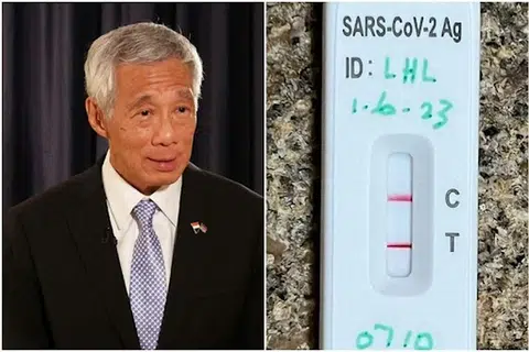 POSITIF COVID-19: Encik Lee berkata beliau merasa sihat dan doktornya menasihatkannya supaya mengasingkan diri sehingga ujian ART menunjukkan hasil negatif. 