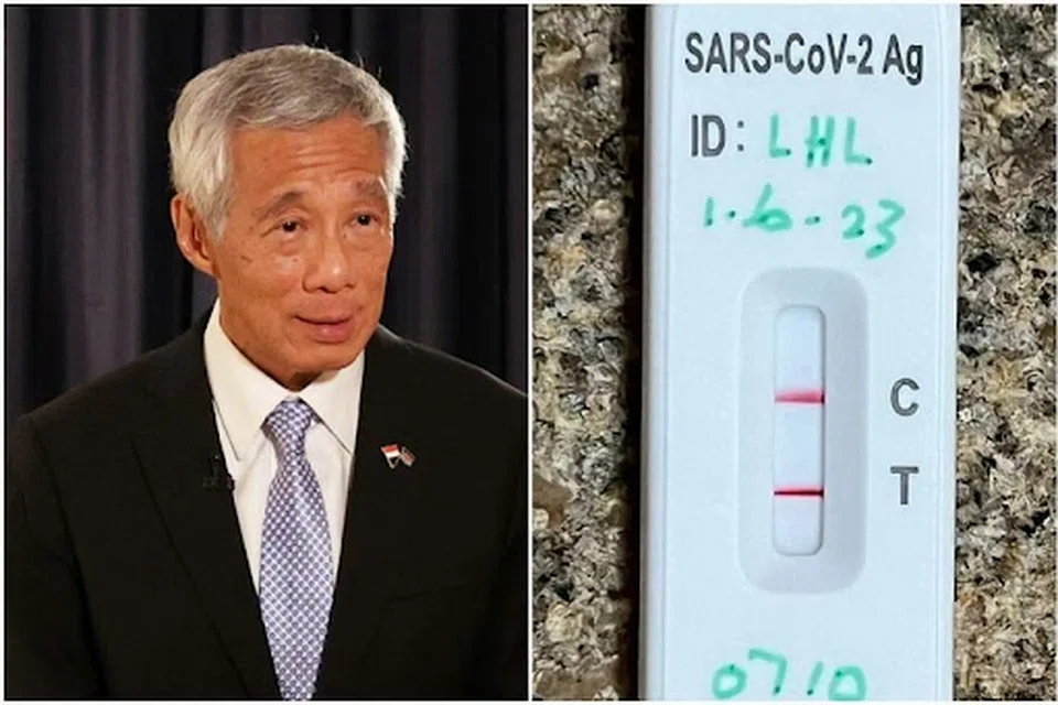POSITIF COVID-19: Encik Lee berkata beliau merasa sihat dan doktornya menasihatkannya supaya mengasingkan diri sehingga ujian ART menunjukkan hasil negatif. 