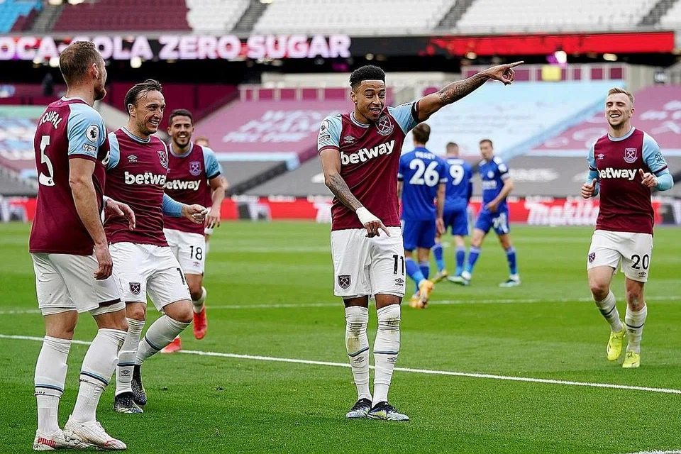 BANGKIT SEMULA: Lingard telah menunjukkan keupayaan sebenar di West Ham selepas dipinjamkan dari Manchester United pada Januari lalu. Persembahannnya bagi West Ham telah membantunya menjadi antara pemain terbaik di Eropah dalam tempoh ini. - Foto REUTERS 
