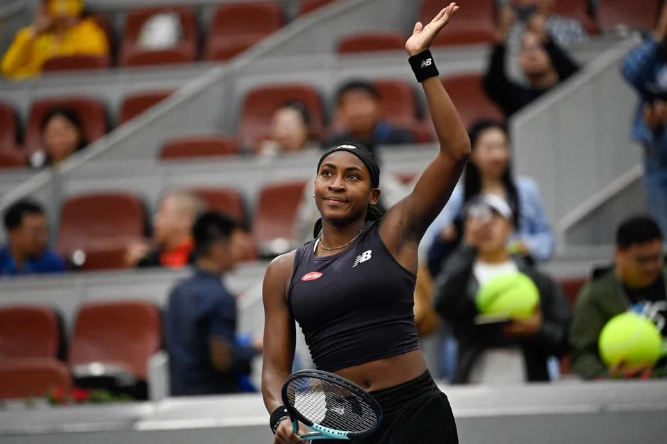 BAKAT TERSERLAH: Coco Gauff mempunyai sikap daya saing yang tinggi, sekali gus menjadi kelebihannya pada usia yang sangat muda. 