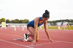 INGIN HARUMKAN NEGARA: Setelah mengharungi detik-detik pahit selama dua tahun, Shanti Pereira bersedia mewakili negara dalam acara larian 100 meter dan 200 meter di Sukan SEA tahun ini. - Foto BH oleh AILEEN TEO