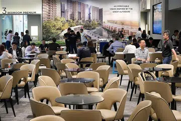 PASARAN HARTANAH: Gambar memaparkan flat pameran Riverfront Residences - apakah masih awal merasakan kesan sekatan yang dikenakan baru-baru ini? - Foto fail