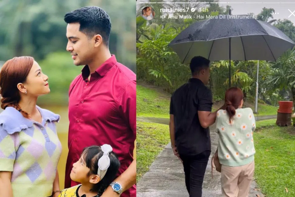 Aliff Aziz dan Ruhainies ketika berlakon dalam drama ‘Terjerat’ yang akan menemui penonton di aplikasi iQiyi.