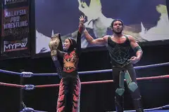 MUNCUL JUARA: Nordiana yang menjuarai pertandingan gusti di mana videonya tular baru-baru ini menyatakan kejayaannya menjuarai pertandingan Malaysia Pro Wrestling-The Wrestleconi adalah permulaan baginya. - Foto INSTAGRAM NORDIANAPW