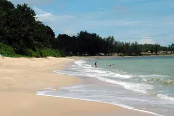 Pantai di Desaru. 