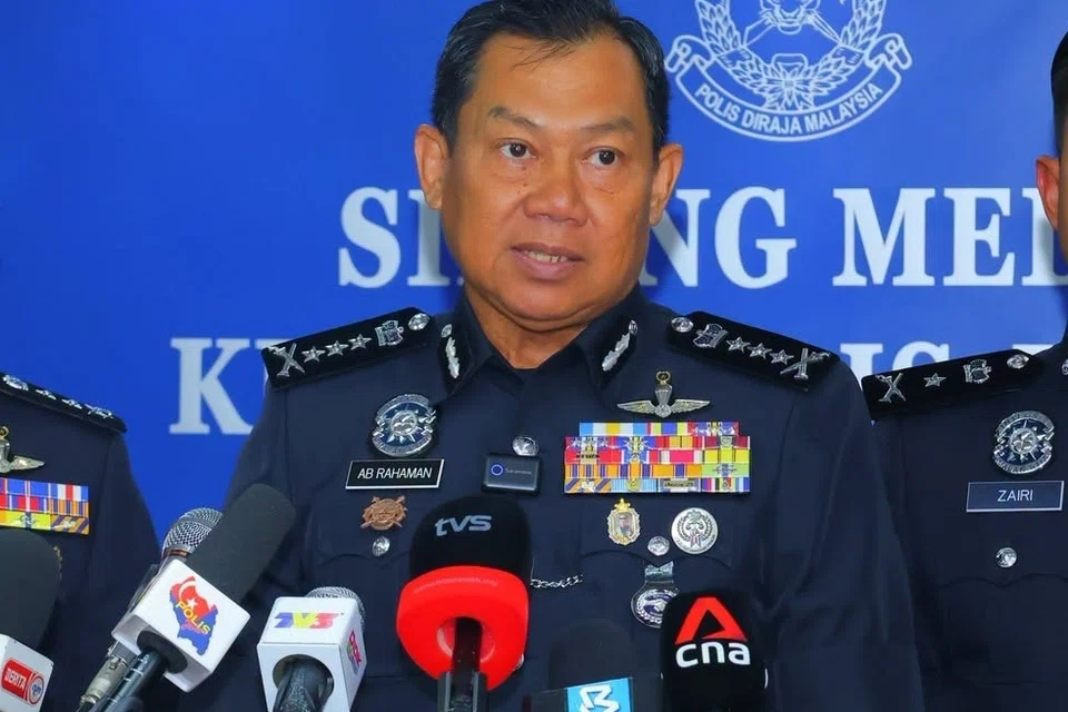 Ketua Polis Johor, Datuk Ab Rahaman Arsad.