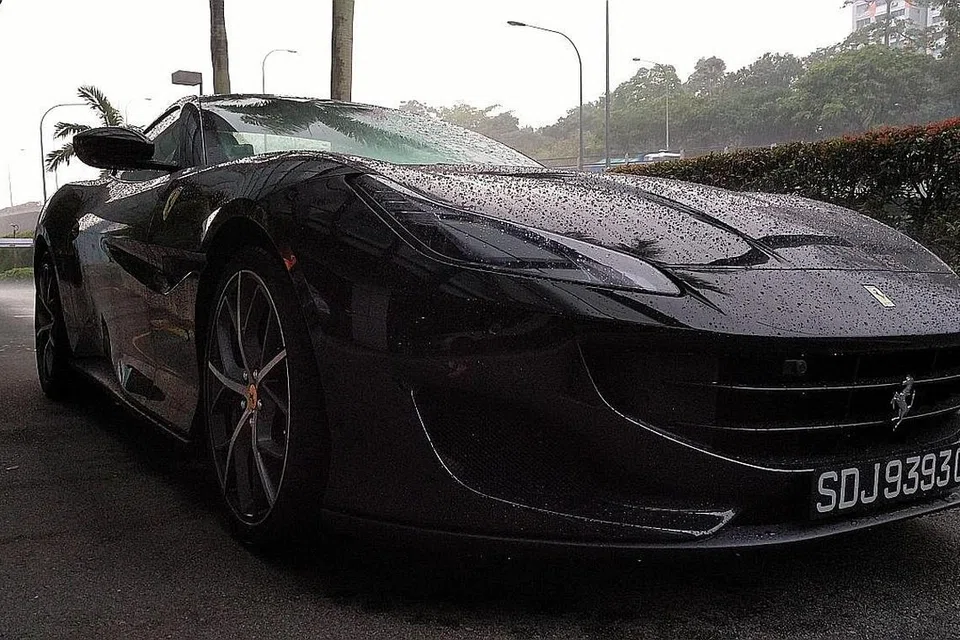 FERRARI PORTOFINO: Model permulaan dalam senarai kereta mewah Ferrari. - Foto ADLI YASHIR KUCHIT