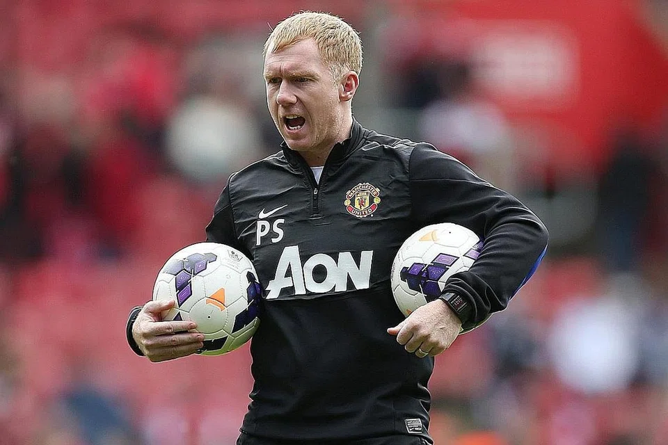 PENGURUS SEMENTARA: Salford City, telah melantik legenda Manchester United, Paul Scholes, sebagai pengurus sementara setelah melepaskan pengurusnya, Graham Alexander. - Foto fail