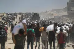 bantuan makanan, Gaza,  Beit Lahia