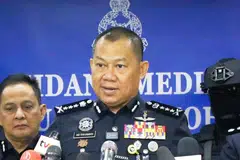 Ketua Polis Johor, Datuk Ab Rahaman Arsad.