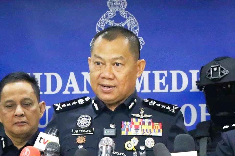 Ketua Polis Johor, Datuk Ab Rahaman Arsad.