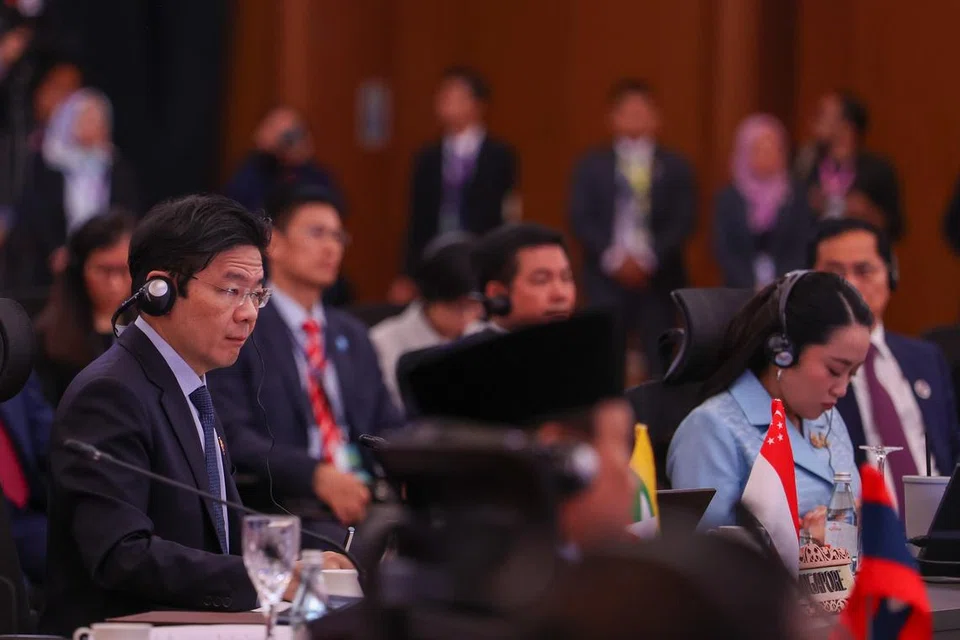 majlis kerjasama teluk, sidang puncak asean, 2025, lawrence wong 