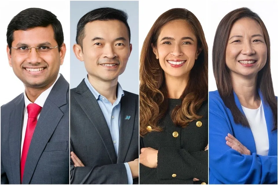 Empat pengarah baru menyertai lembaga SPH Media Holdings (SPHMH). Mereka ialah (dari kiri) Encik Abbas Ali Mohamed Irshad, ketua ehwal korporat bagi Asean di Tata Consultancy Services; Encik Edward Chen, Ketua Pegawai AI di NCS Group; Cik Kohe Hasan, Ketua Pegawai Eksekutif (CEO) Kumpulan M Kapital Holdings; dan Cik Liew Wei Li, Ketua Pengarah Pendidikan di Kementerian Pendidikan (MOE).