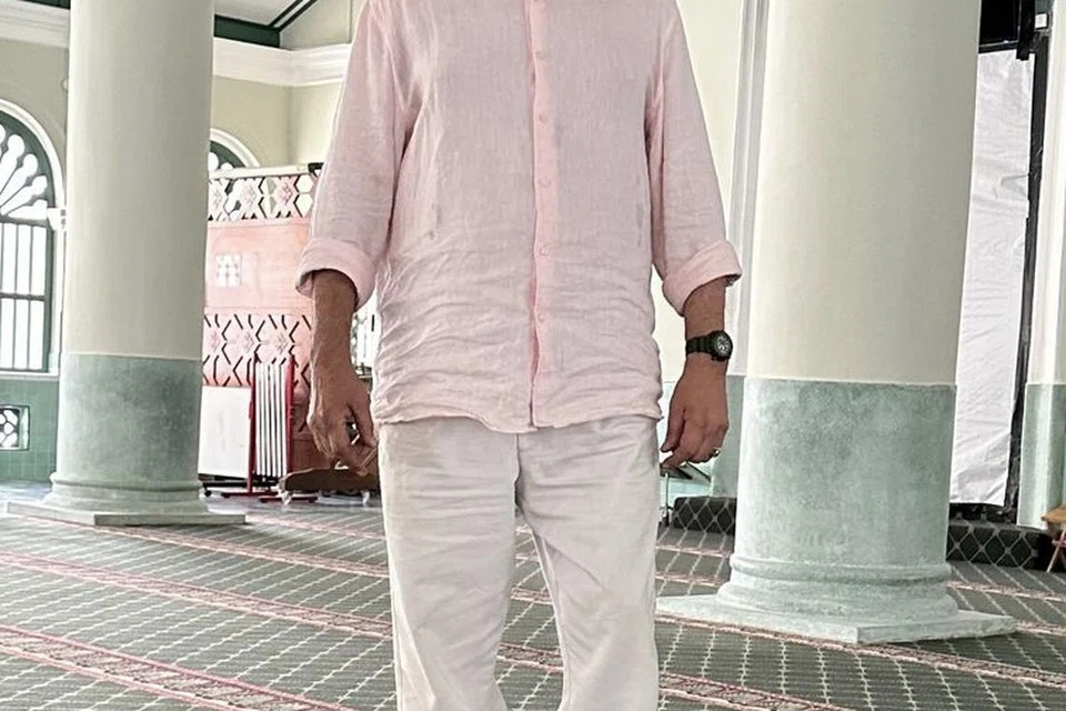 PENYOKONG MASJID: Encik Mohammed Ameen Mansor telah menyokong dan menjadi jemaah masjid ini hampir empat dekad dan akan terus membantu dalam pelbagai cara bagi memakmurkan masjid ini.  