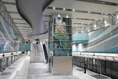 KEMUDAHAN PERKHIDMATAN: Hampir separuh daripada stesen laluan CRL akan dijadikan stesen pertukaran dan dirangkaikan dengan laluan keretapi lain, termasuk stesen MRT Bright Hill di laluan Thomson-East Coast untuk memudahkan perjalanan penumpang. - Foto fail