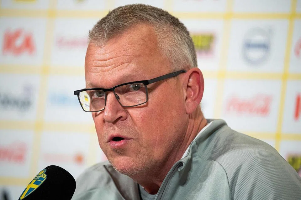 SKUAD MUDA: Di bawah pengawasan jurulatih Janne Andersson, Sweden memperagakan skuad muda yang begitu pantas dan tidak takut kalah atau tidak perlu membuktikan apa-apa dalam pertandingan ini. - Foto AFP