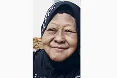 ALLAHYARHAMHA MANISEH HAJI SIRAJ: Menghidap penyakit kencing manis selama 12 tahun. - Foto MUHAMMAD SALIHIN SULAIMAN