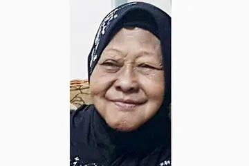 ALLAHYARHAMHA MANISEH HAJI SIRAJ: Menghidap penyakit kencing manis selama 12 tahun. - Foto MUHAMMAD SALIHIN SULAIMAN