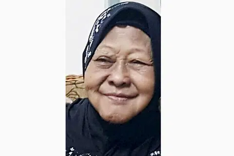 ALLAHYARHAMHA MANISEH HAJI SIRAJ: Menghidap penyakit kencing manis selama 12 tahun. - Foto MUHAMMAD SALIHIN SULAIMAN