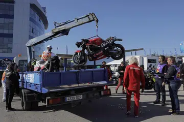 Pelumba motosikal MotoGP, Jorge Lorenzo, berkata kemalangan dalam perlumbaan motosikal boleh berlaku kepada sesiapa dan pada bila-bila masa sahaja. Pelumba muda Argentina, Lorenzo Somaschini, menemui maut dalam nahas semasa sesi latihan.