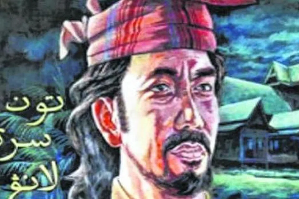 TUN SERI LANANG: (gambar) Pengarang Sulalatus Salatin - Lukisan ihsan Yayasan Karyawan dan buku terbitan DBP Malaysia.