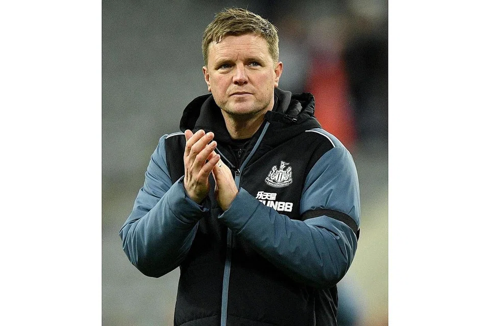 ERA BARU: Jenama bola sepak Newcastle yang 'high-pressing, high-intensity' di bawah kendalian Eddie Howe (gambar) mendorong mereka mencatat rekod kelab 17 perlawanan tanpa kalah dalam Liga Perdana England. - Foto AFP
