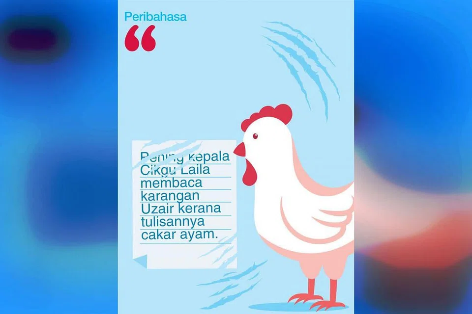 ANTARA PERIBAHASA BERTERAS AYAM
