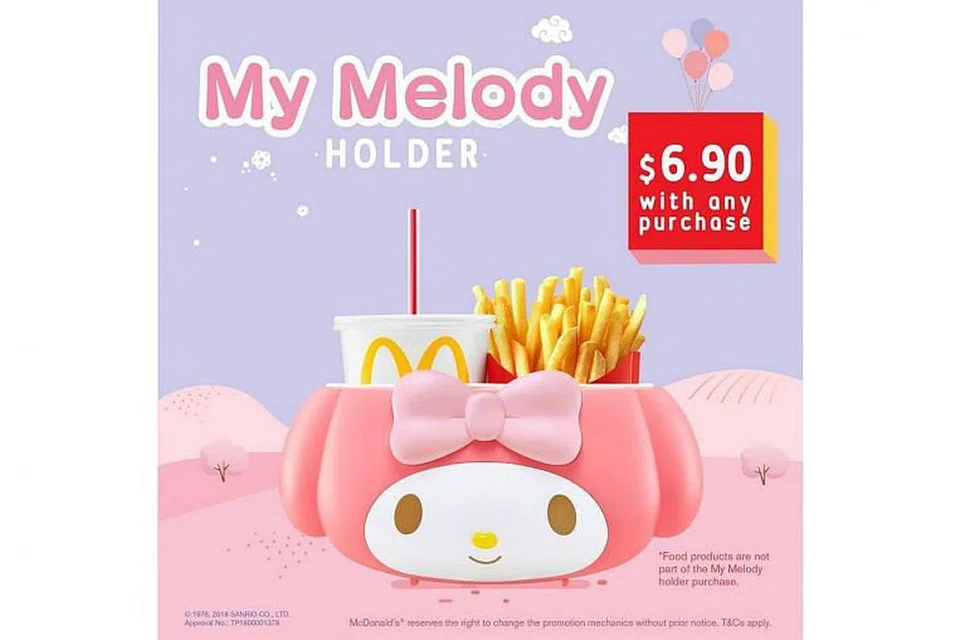 Mereka yang datang awal berpeluang membeli pemegang itu pada harga $6.90 setiap satu dengan sebarang pembelian McDonald's.