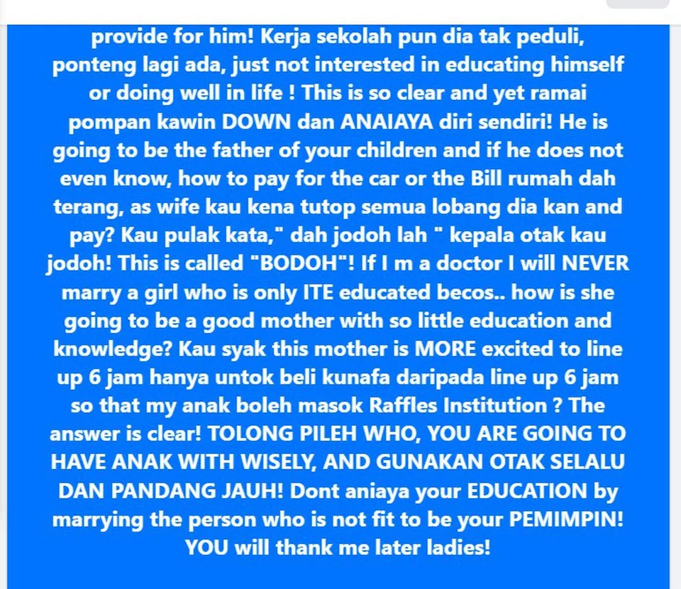 Kata-kata ‘pedas’ mengundang kontroversi dan reaksi daripada masyarakat Melayu di sini. 