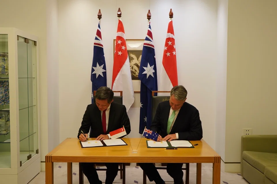 Chan Chun Sing, Richard Males, Mindef, Singapore, Australia