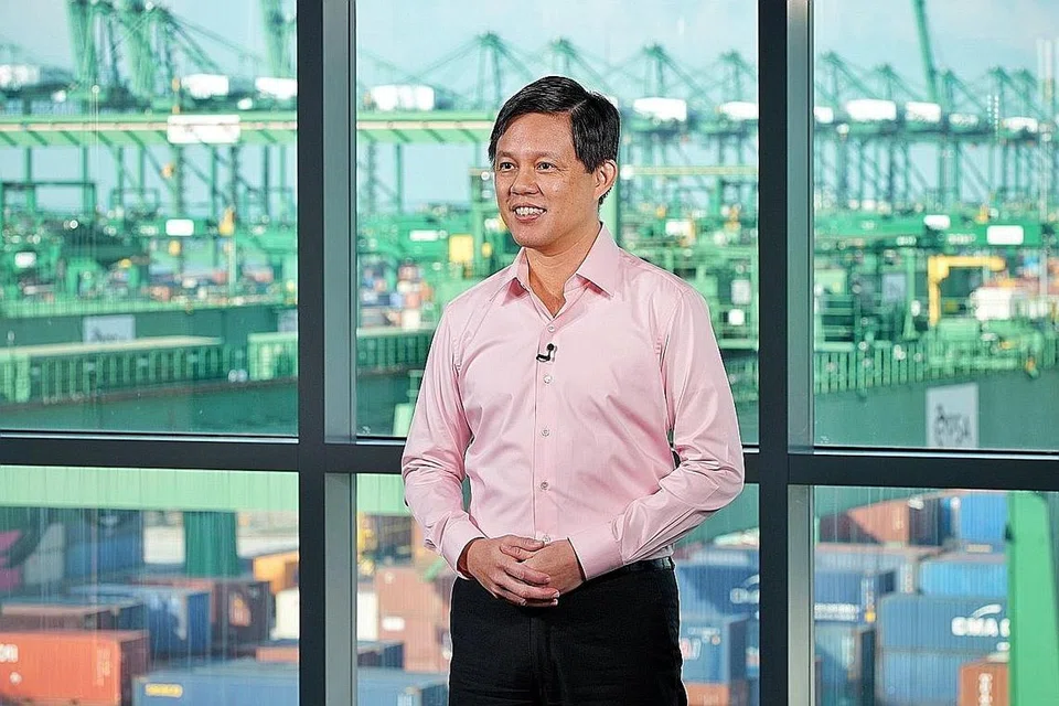 Menteri Perdagangan dan Perusahaan Chan Chun Sing.