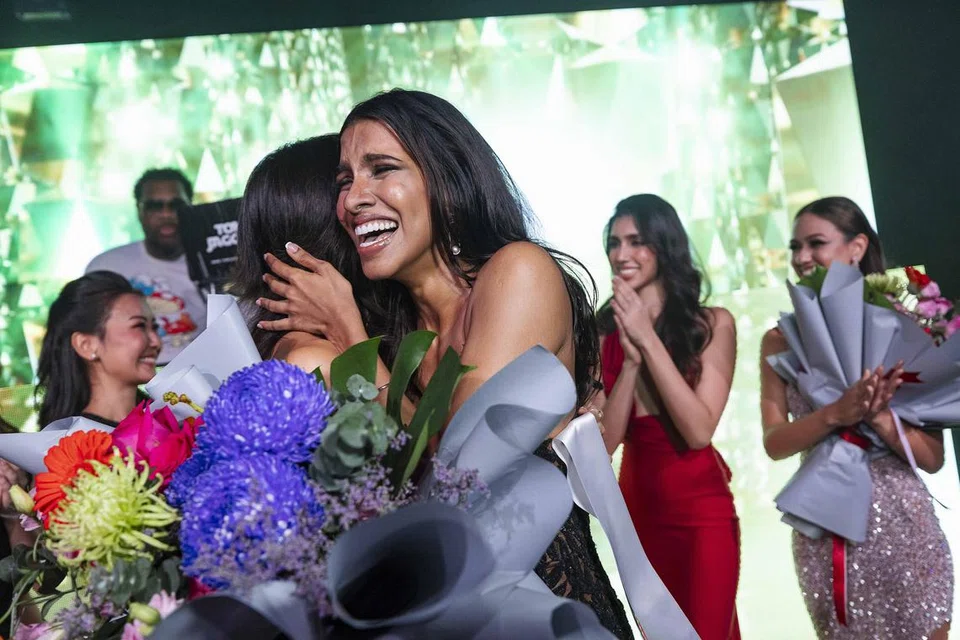 DINOBAT: Cik Priyanka Annuncia memenangi pertandingan Miss Universe Singapura 2023, pada 16 September 2023.