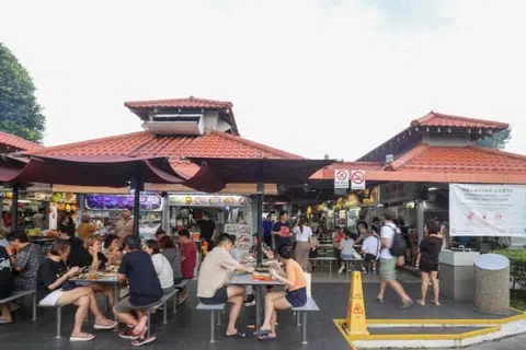 pusat makanan chomp chomp, serangoon gardens, naik taraf, penambahbaik